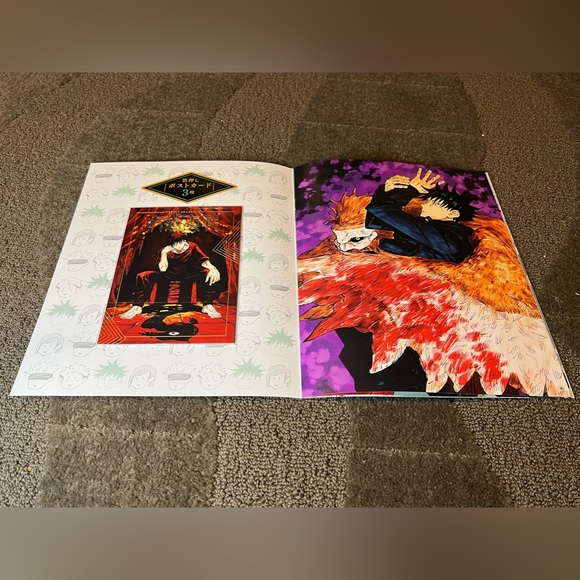 Jujutsu Kaisen Heroes Photo Book Megumi Fushiguro w/ Postcard Anime Japan Gege - Picture 12 of 14